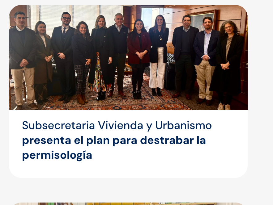 Subsecretaria de Vivienda y Urbanismo presenta el plan para destrabar la permisología