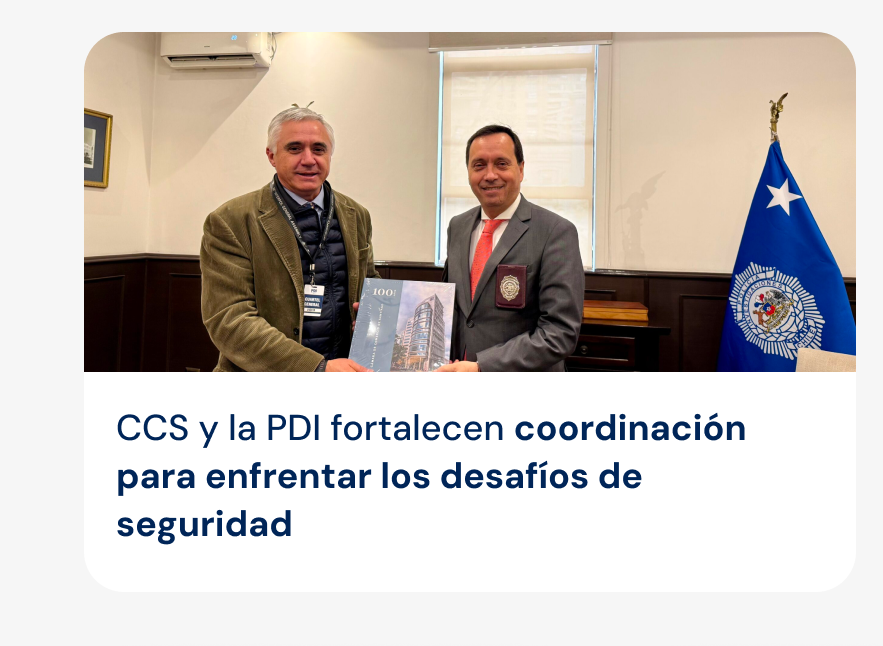 CCS y PDI fortalecen coordinación para enfrentar los desafíos de seguridad
