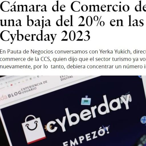 Cámara De Comercio De Santiago Prevé Una Baja Del 20% En Las Ventas Del Cyberday 2023 (29/05/2023) Cámara De Comercio De Santiago Prevé Una Baja Del 20% En Las Ventas Del Cyberday 2023 (29/05/2023)