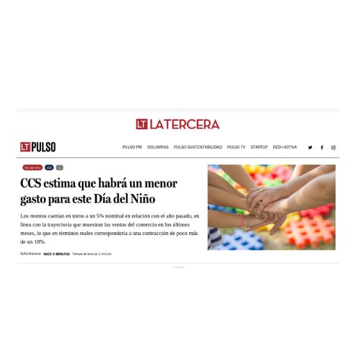Ccs Estima Que Habrá Un Menor Gasto Para Este Día Del Niño (2/08/2023) Ccs Estima Que Habrá Un Menor Gasto Para Este Día Del Niño (2/08/2023)