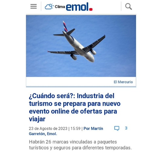 ¿Cuándo Será?: Industria Del Turismo Se Prepara Para Nuevo Evento Online De Ofertas Para Viajar (23/08/2023) ¿Cuándo Será?: Industria Del Turismo Se Prepara Para Nuevo Evento Online De Ofertas Para Viajar (23/08/2023)