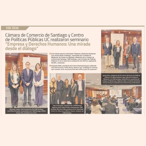 Cámara De Comercio De Santiago Y Centro De Políticas Públicas Uc Realizaron Seminario “Empresa Y Derechos Humanos: Una Mirada Desde El Diálogo” (16/10/2023) Cámara De Comercio De Santiago Y Centro De Políticas Públicas Uc Realizaron Seminario “Empresa Y Derechos Humanos: Una Mirada Desde El Diálogo” (16/10/2023)