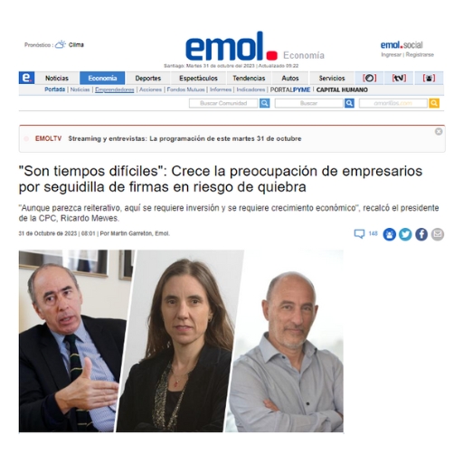 &Quot;Son Tiempos Difíciles&Quot;: Crece La Preocupación De Empresarios Por Seguidilla De Firmas En Riesgo De Quiebra (31/10/2023) &Quot;Son Tiempos Difíciles&Quot;: Crece La Preocupación De Empresarios Por Seguidilla De Firmas En Riesgo De Quiebra (31/10/2023)