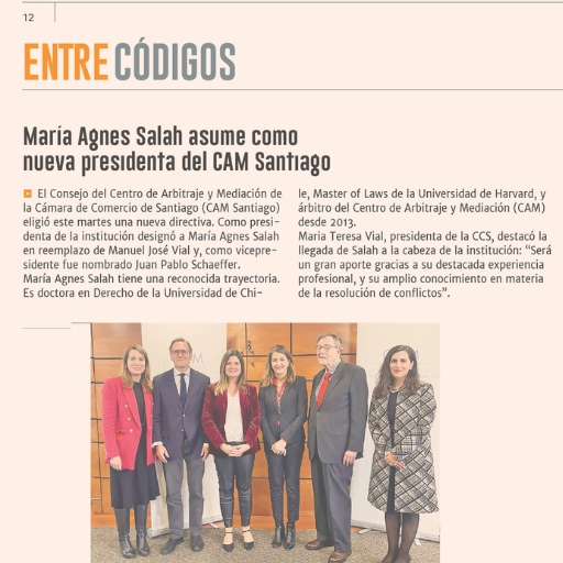 María Agnes Salah Asume Como Nueva Presidenta Del Cam Santiago (05/10/2023) María Agnes Salah Asume Como Nueva Presidenta Del Cam Santiago (05/10/2023)