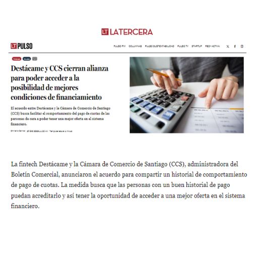Destácame Y Ccs Cierran Alianza Para Poder Acceder A La Posibilidad De Mejores Condiciones De Financiamiento (27/12/2023) Destácame Y Ccs Cierran Alianza Para Poder Acceder A La Posibilidad De Mejores Condiciones De Financiamiento (27/12/2023)