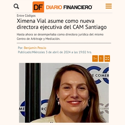 Ximena Vial Asume Como Nueva Directora Ejecutiva Del Cam Santiago (03/04/2024) Ximena Vial Asume Como Nueva Directora Ejecutiva Del Cam Santiago (03/04/2024)