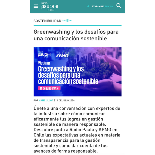 Greenwashing Y Los Desafíos Para Una Comunicación Sostenible (11/07/2024) Greenwashing Y Los Desafíos Para Una Comunicación Sostenible (11/07/2024)