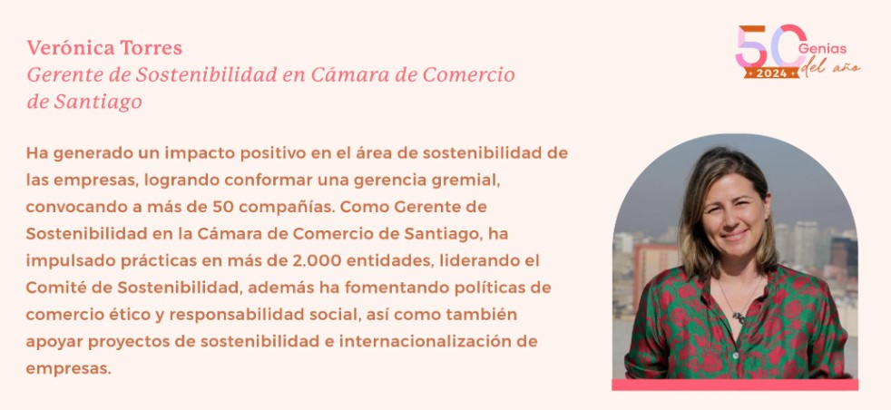 Gerenta De Sostenibilidad De La Ccs Recibe El Premio “Genias 2024” En La Categoría Sostenibilidad Y Medio Ambiente Gerenta De Sostenibilidad De La Ccs Recibe El Premio “Genias 2024” En La Categoría Sostenibilidad Y Medio Ambiente