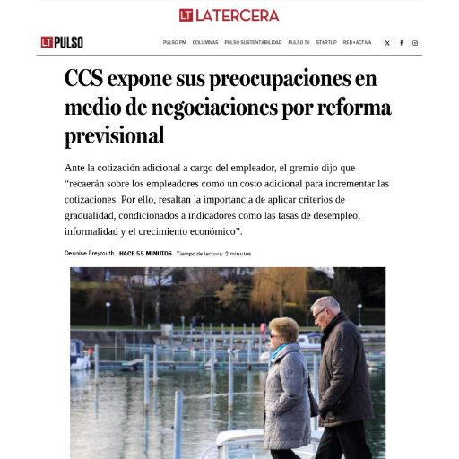 Ccs Expone Sus Preocupaciones En Medio De Negociaciones Por Reforma Previsional (14/01/2025) Ccs Expone Sus Preocupaciones En Medio De Negociaciones Por Reforma Previsional (14/01/2025)