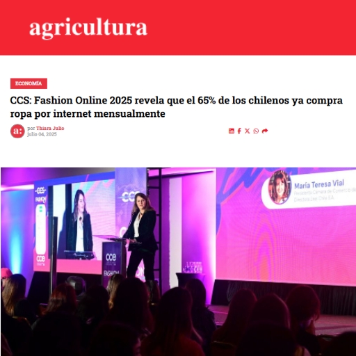Ccs: Fashion Online 2025 Revela Que El 65% De Los Chilenos Ya Compra Ropa Por Internet Mensualmente (04/07/2025) Ccs: Fashion Online 2025 Revela Que El 65% De Los Chilenos Ya Compra Ropa Por Internet Mensualmente (04/07/2025)